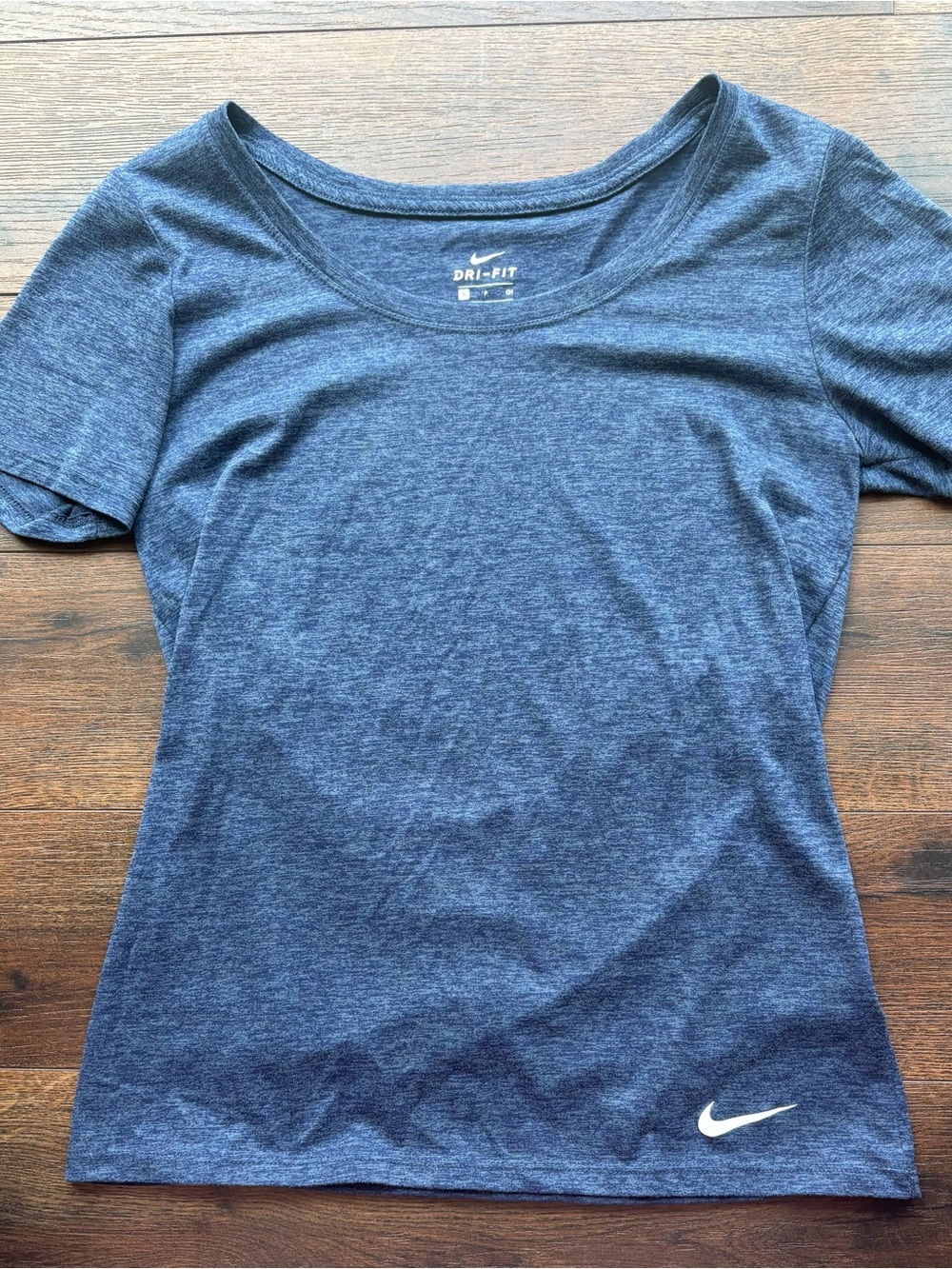 Nike Short Sleeve Dri-FIT Tee in Navy Heather